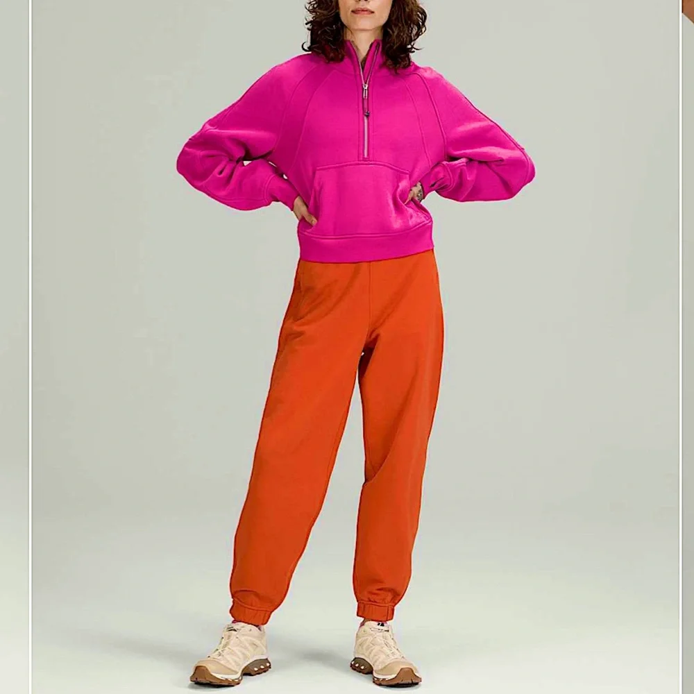 NWT Lululemon🍋Relaxed High-Rise Jogger Canyon Orange size 12 - Picture 1 of 7